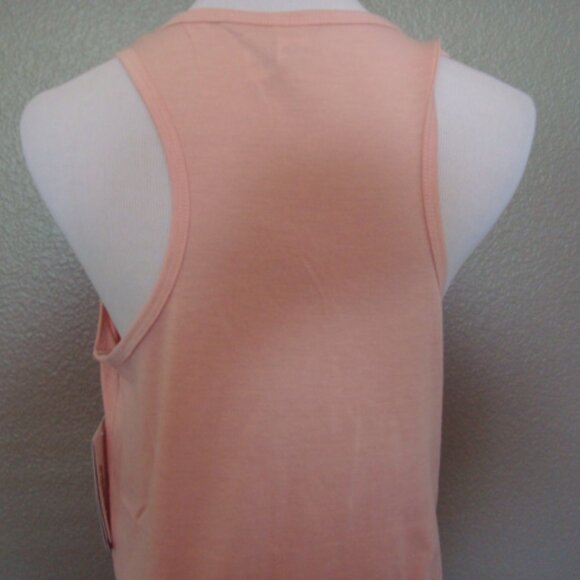 NWT Marika Athletic Workout Tank Top Racerback Peach Color sz L - Picture 5 of 5